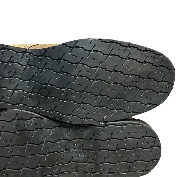 John Varvatos Brown Suede Leather Plain Toe Derby Blucher Shoes Mens Size 12 M - Picture 11 of 13